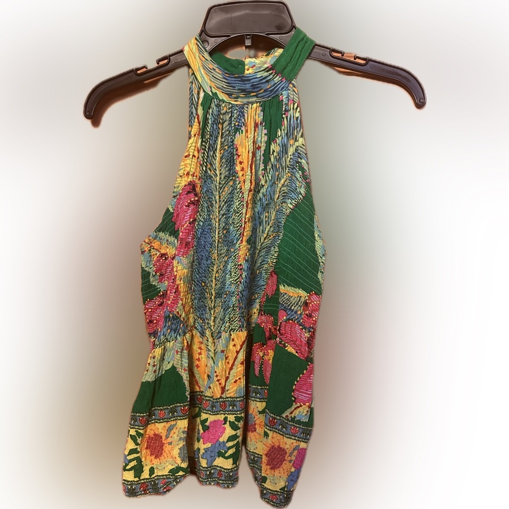 Cynthia Rowley Green and Yellow Fabric